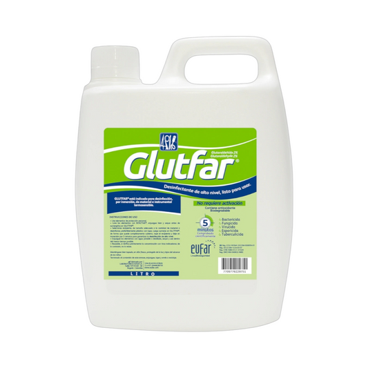 GLUTARALDEHIDO GLUTFAR PLUS LITRO EUFAR