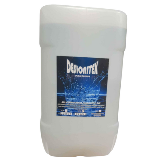 AGUA DESIONIZADA X 10 LT DESIONITEK