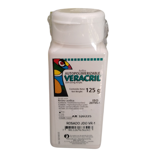ACRILICO VERACRIL AUTO ROSADO JDO VR-1 125G