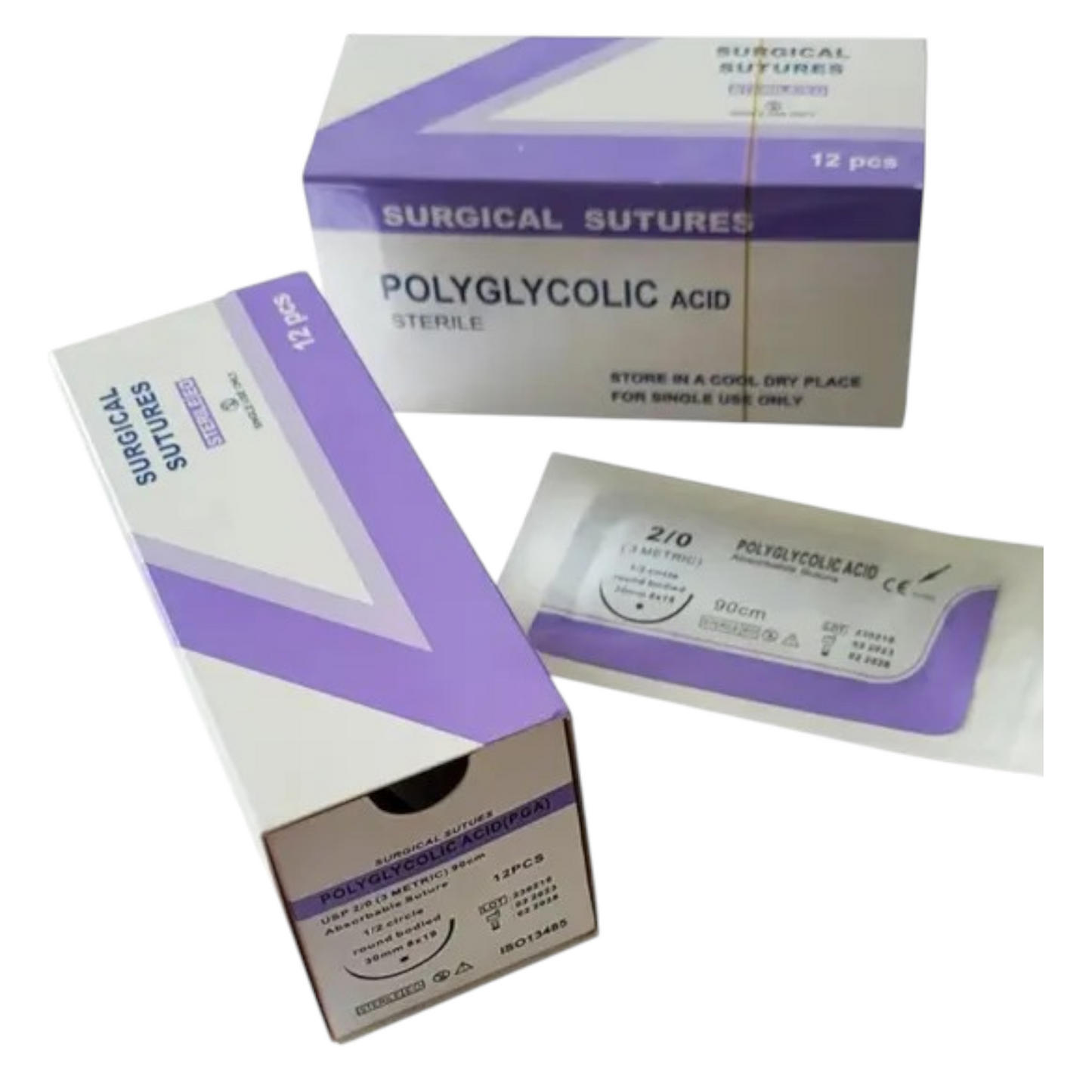 SUTURA POLYGLICOLIC ACID DTM