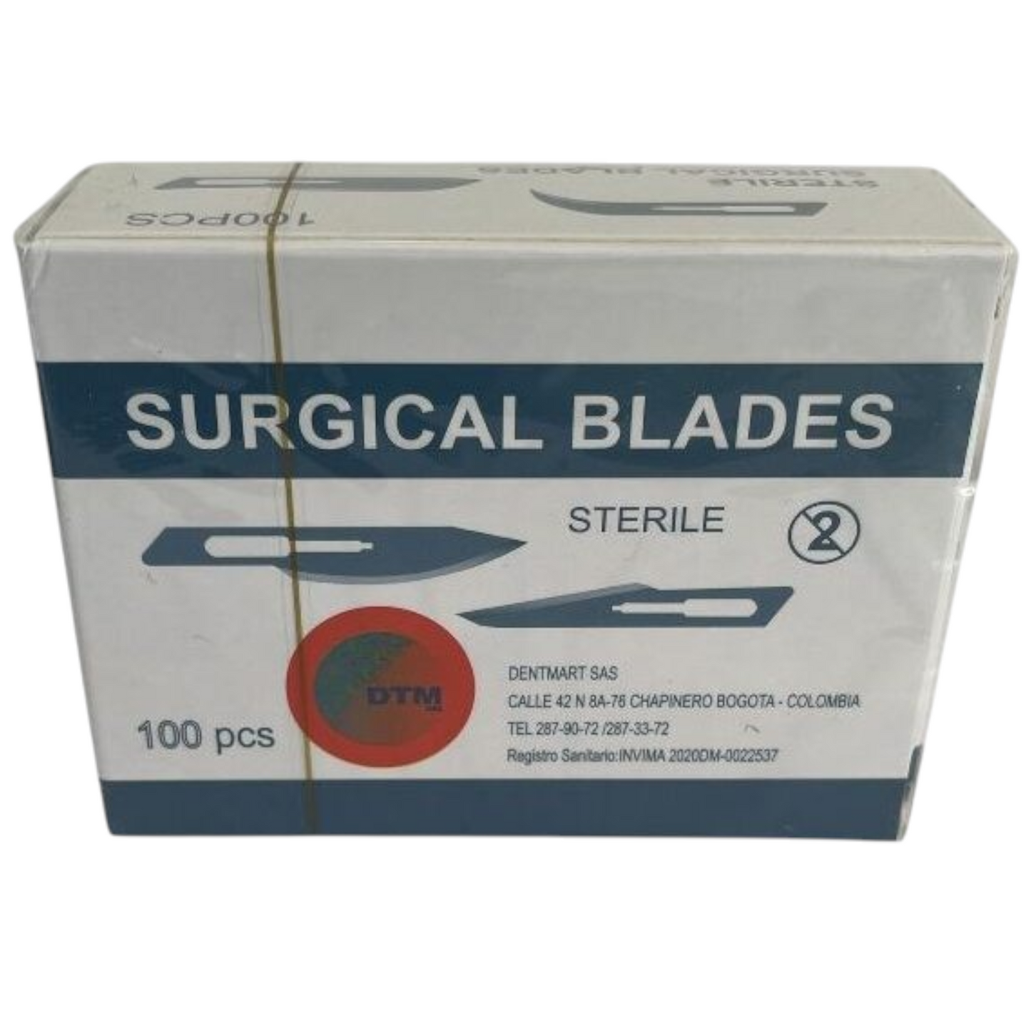 HOJAS DE BISTURI CAJA X 100 UND