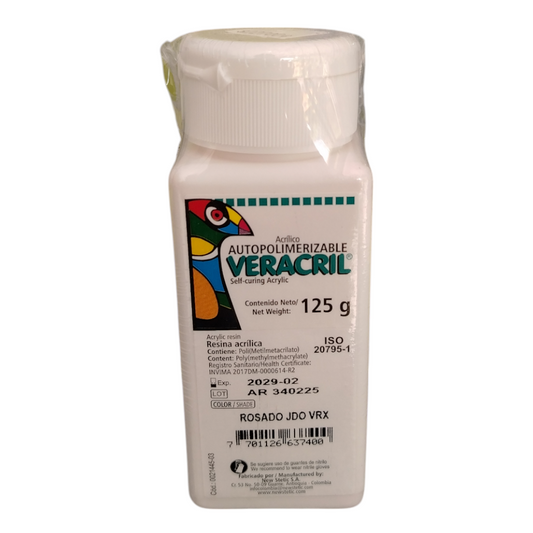 ACRILICO VERACRIL AUTO ROSADO JDO VR-X 125G