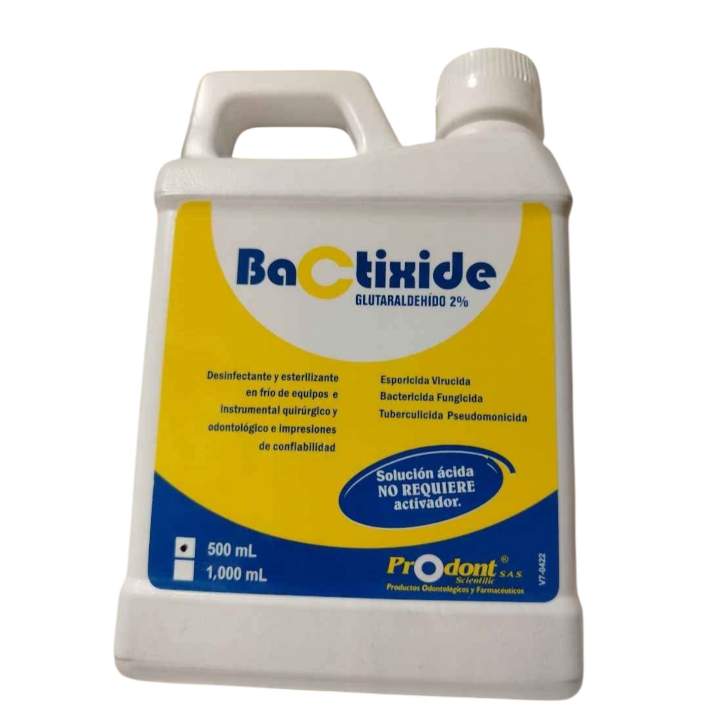GLUTARALDEHIDO BACTIXIDE 2% X 500 ML