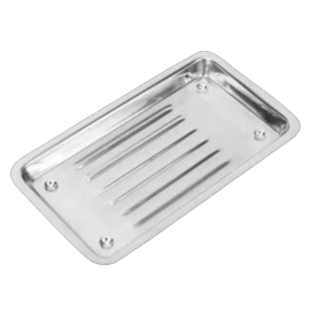 BANDEJA LISA PEQ ACANALADA PARA INSTRUMENTAL