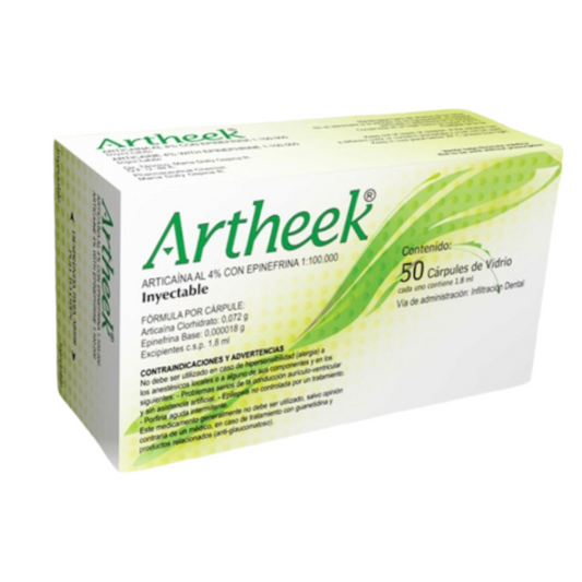 ANESTESIA ARTICAINA 4% X CAJA