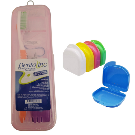 KIT ORTODONCIA RECTANGULAR + CAJA