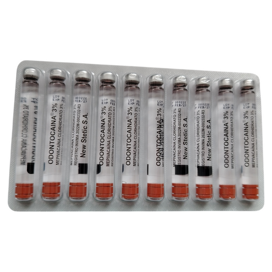 ANESTESIA ODONTOCAINA 3% X BLISTER
